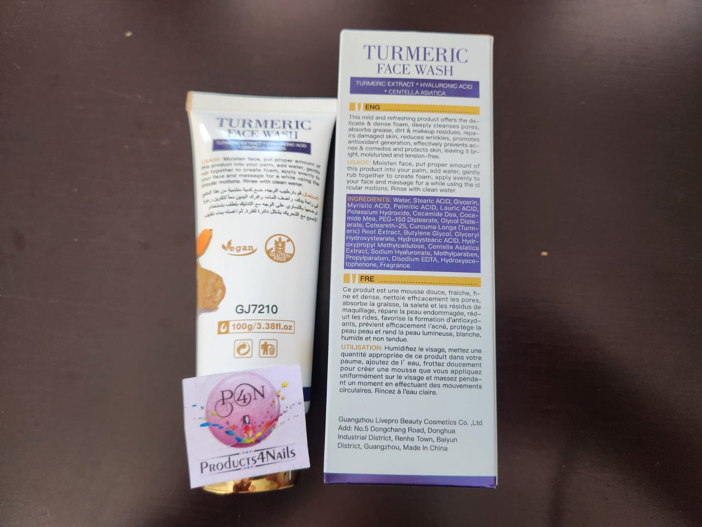 Turmeric Foam Face Wash - Guanjing 100ml
