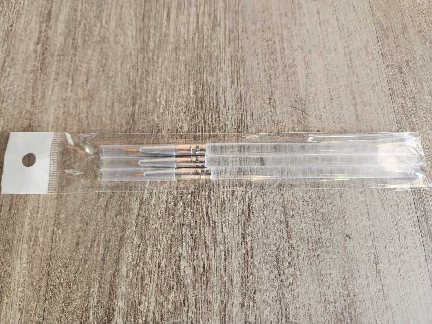 Nail Art Striping Brushes - 3pcs Clear Drawing Brush