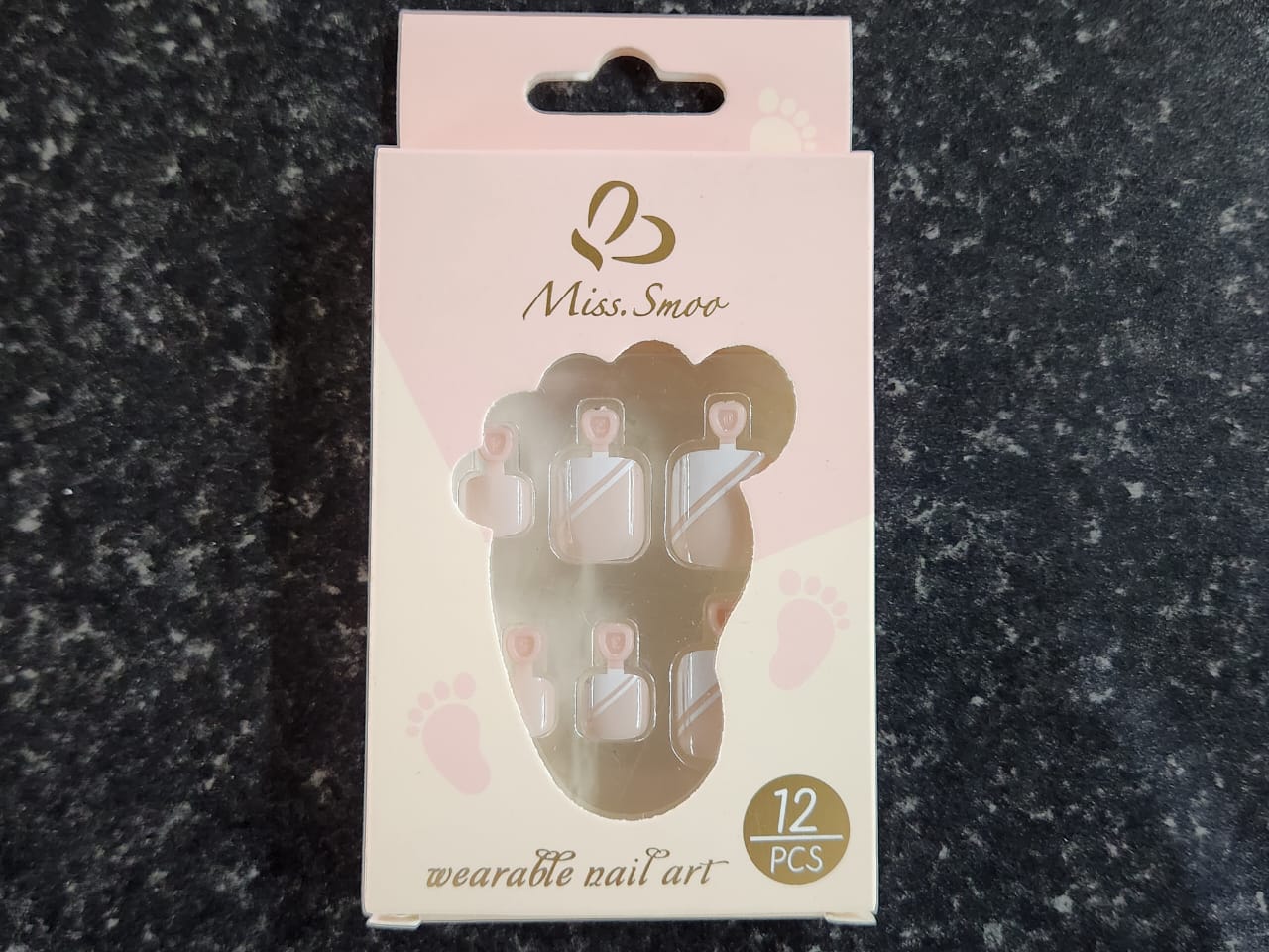 Press On TOE Nails from Miss Smoo - Stripes