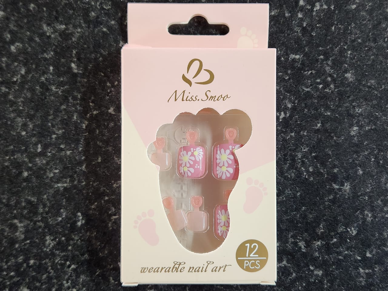 Press On TOE Nails from Miss Smoo - Flowers