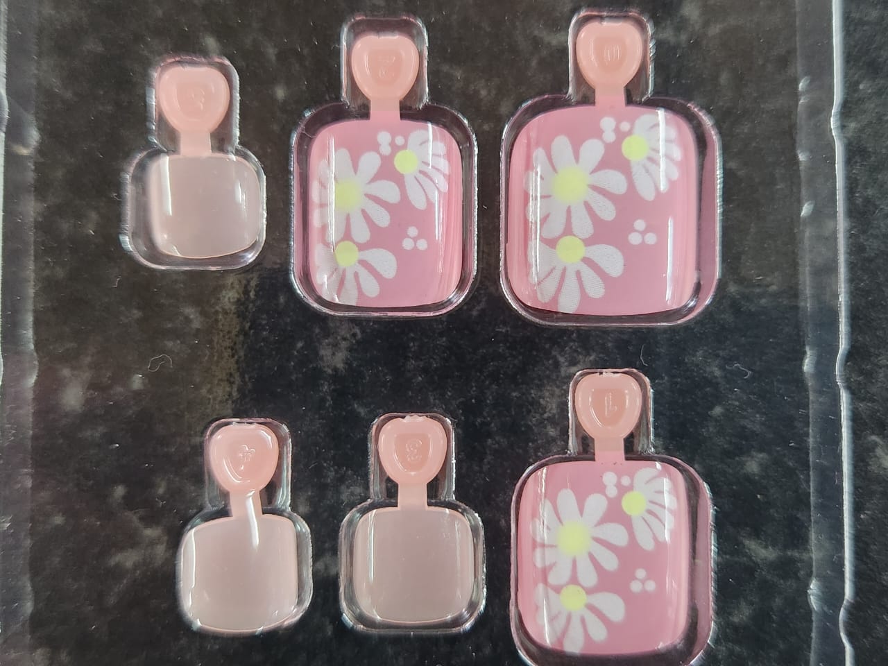 Press On TOE Nails from Miss Smoo - Flowers