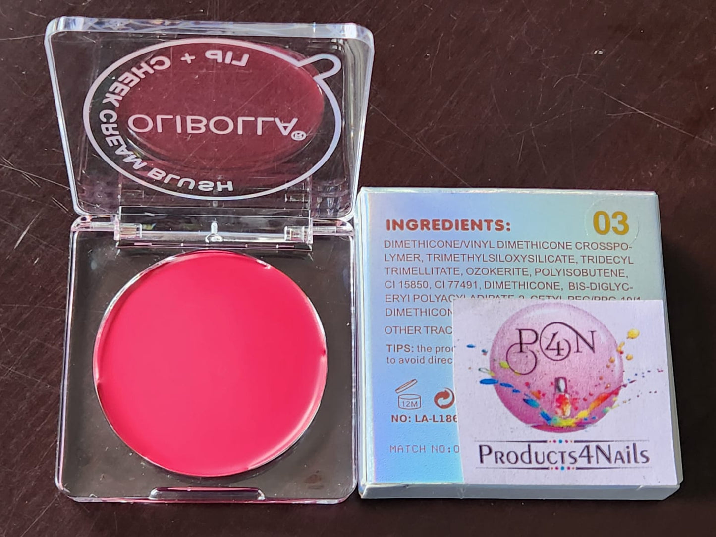 Lip and Cheek Cream Blush Halo Dyeing OLIBOLLA