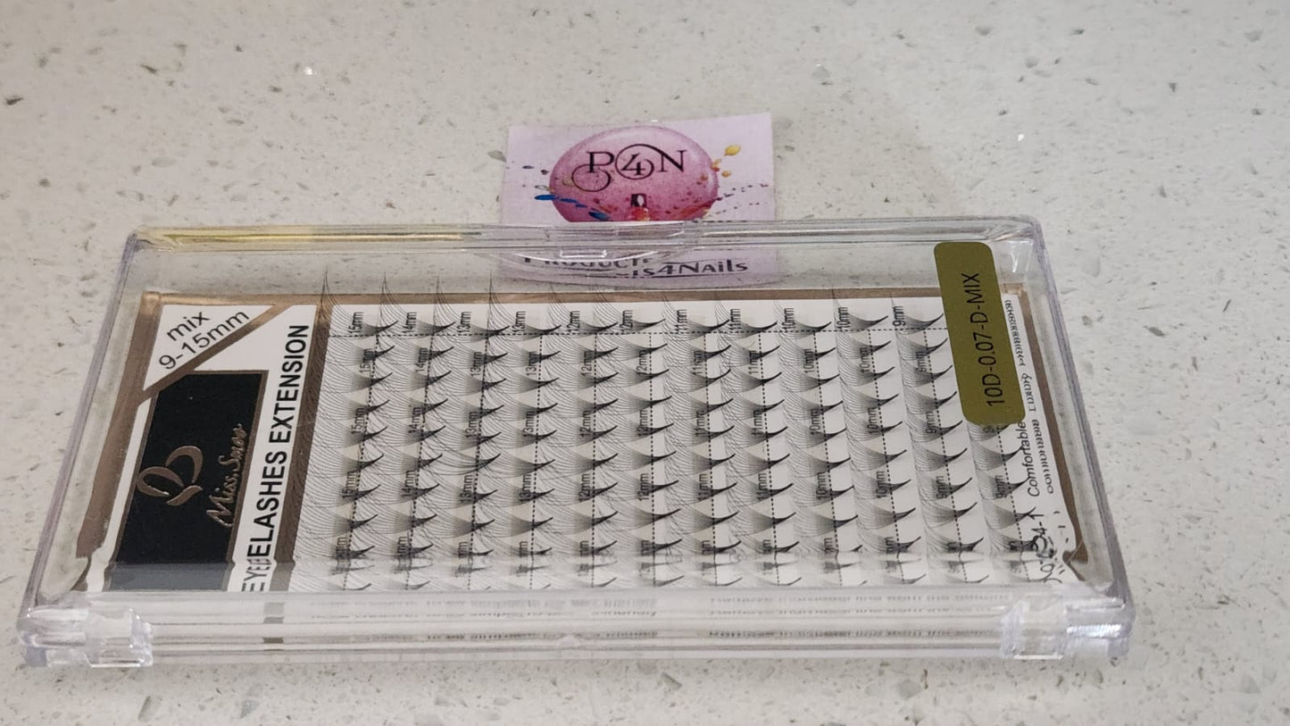 Miss Smoo Eye lash 10D 0.07D MIX (9 - 15mm)