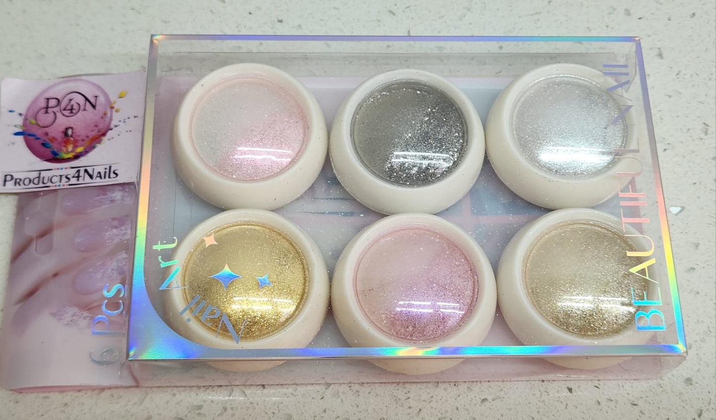CHROME Powder 6pcs MIX