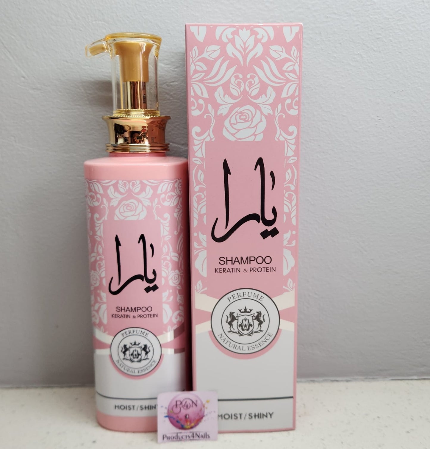 SHUMUKH - KERATIN Hair Shampoo and Conditioner, 600ml - Moist / Shiny