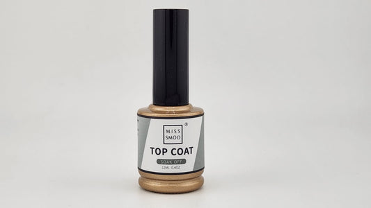 Miss Smoo TOP Coat 12ml soak off (GOLD)