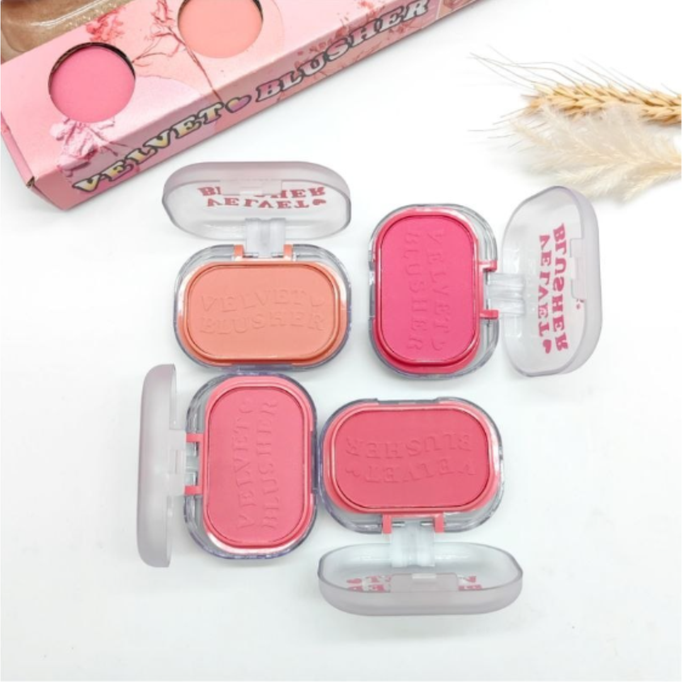 KARITE SMOOTH VELVET BLUSHER WITH BRUSH AND MIRROR 5G (83394-47)