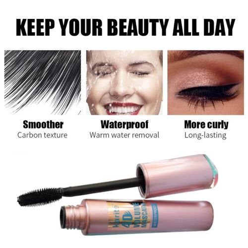 Karite 4D Volume Mascara Waterproof 24 Hour Long Lasting 15ml