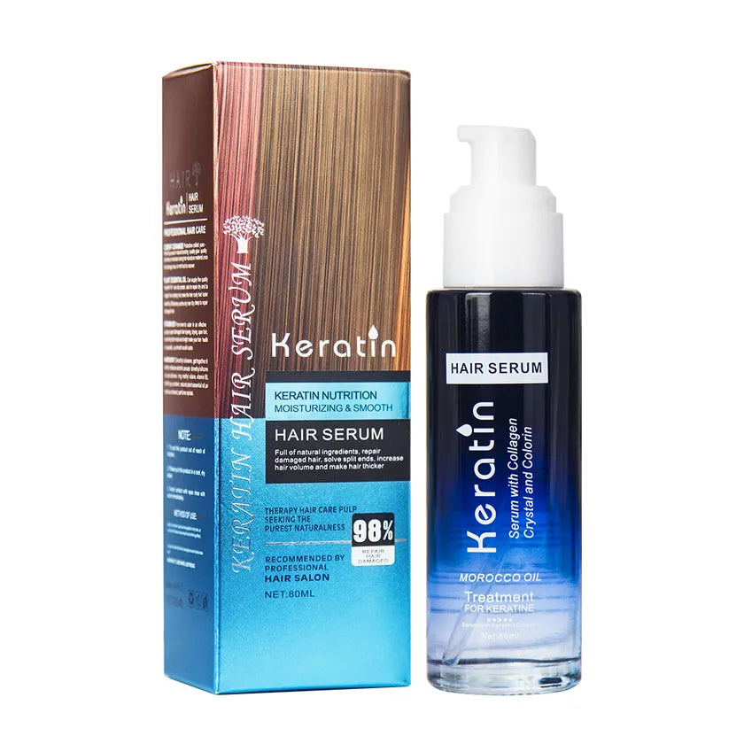 Keratin Hair Serum 98% Repair System 80ml