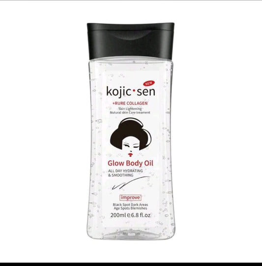 Kojic + Pure Collagen Skin Glow Body Oil Roushun - 200ml