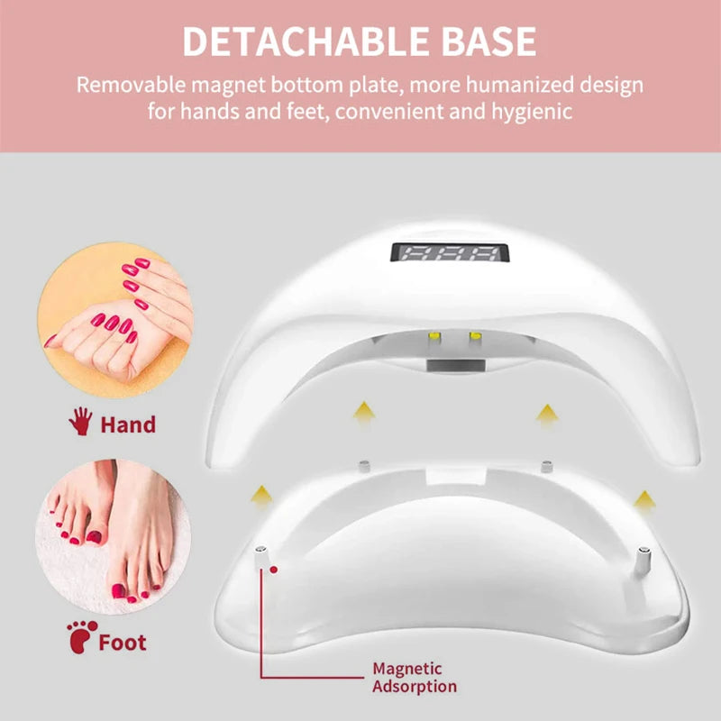 Sokany Nail Dryer SK-923 Nail Polish Dryer  (UV Power 48 W)