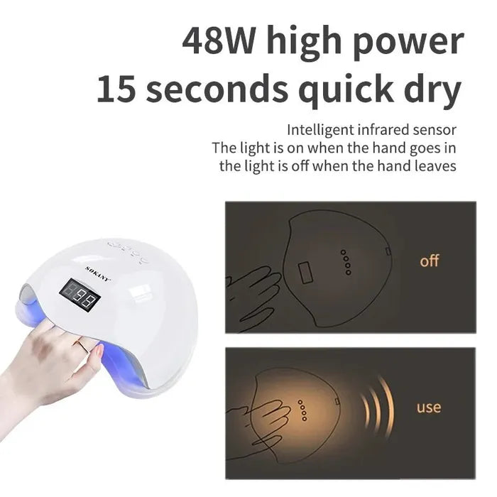 Sokany Nail Dryer SK-923 Nail Polish Dryer  (UV Power 48 W)