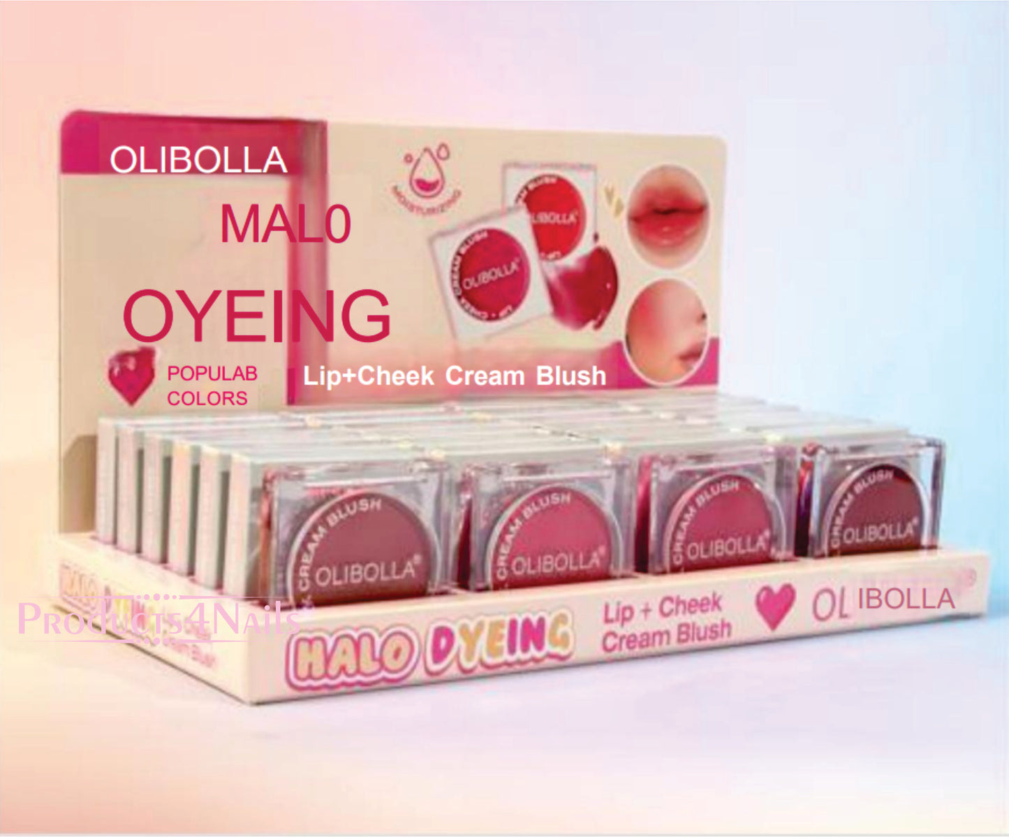 Lip and Cheek Cream Blush Halo Dyeing OLIBOLLA