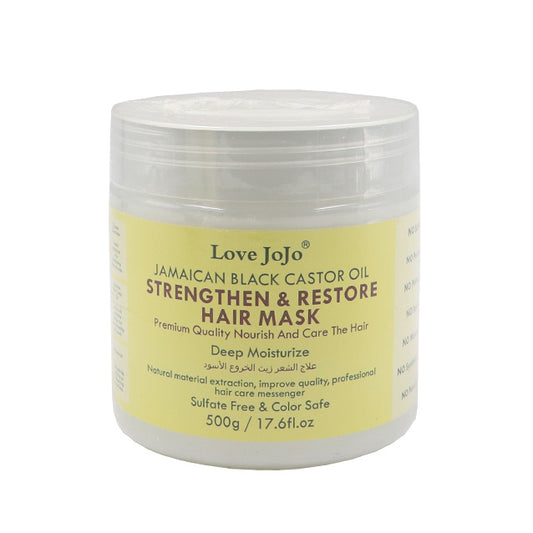 Love JoJo Jamaican Black Castor Oil Strengthen & Restore Hair MASK 500g - L2101-3