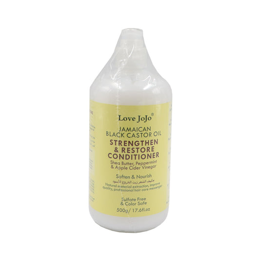 Love JoJo Jamaican Black Castor Oil Strengthen & Restore Conditioner 500ml - L2101-2