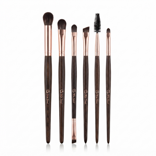 Makeup Brush Set 6Pcs - Miss Smoo - High Grade Product Washable Antibacterial Easy Hair Hair Loss