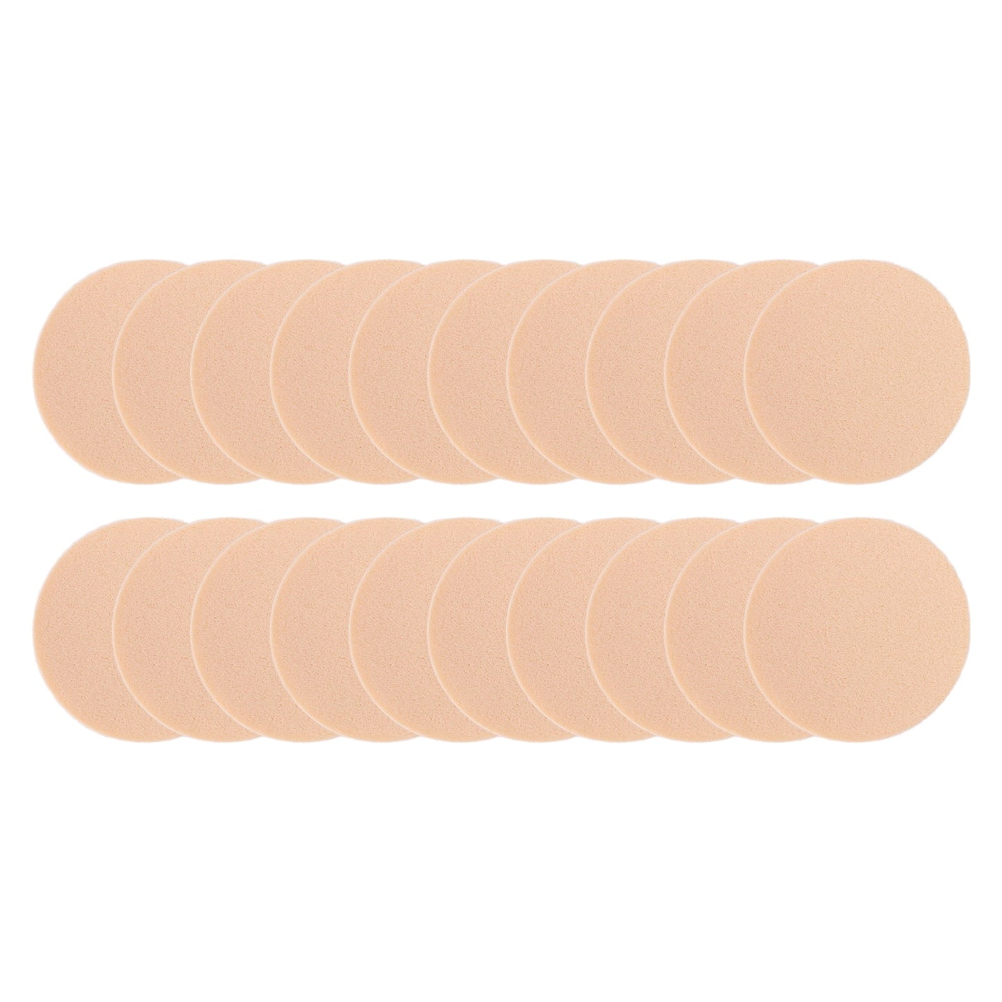 Makeup Sponge Easy Cleaning Powder Puff Round, Safe Dual Use Quick Rebound Convenient For Makeup