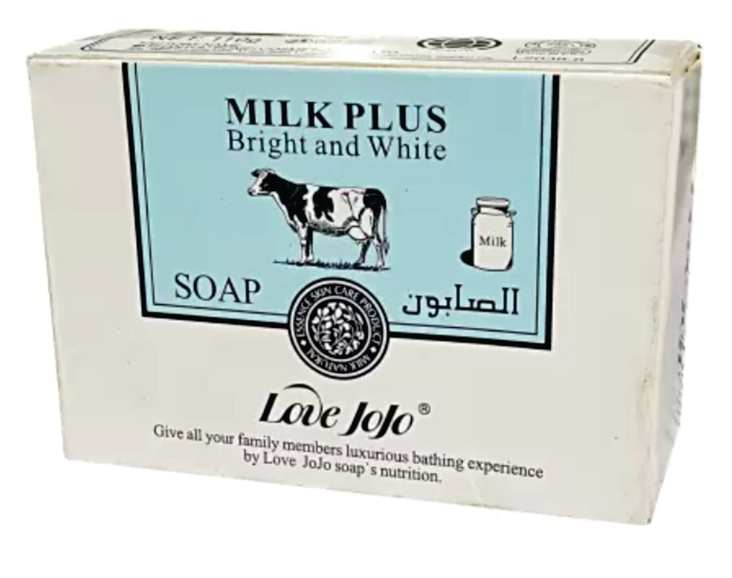 LOVE JOJO MILK PLUS BRIGHT AND WHITE SOAP  (110 g)