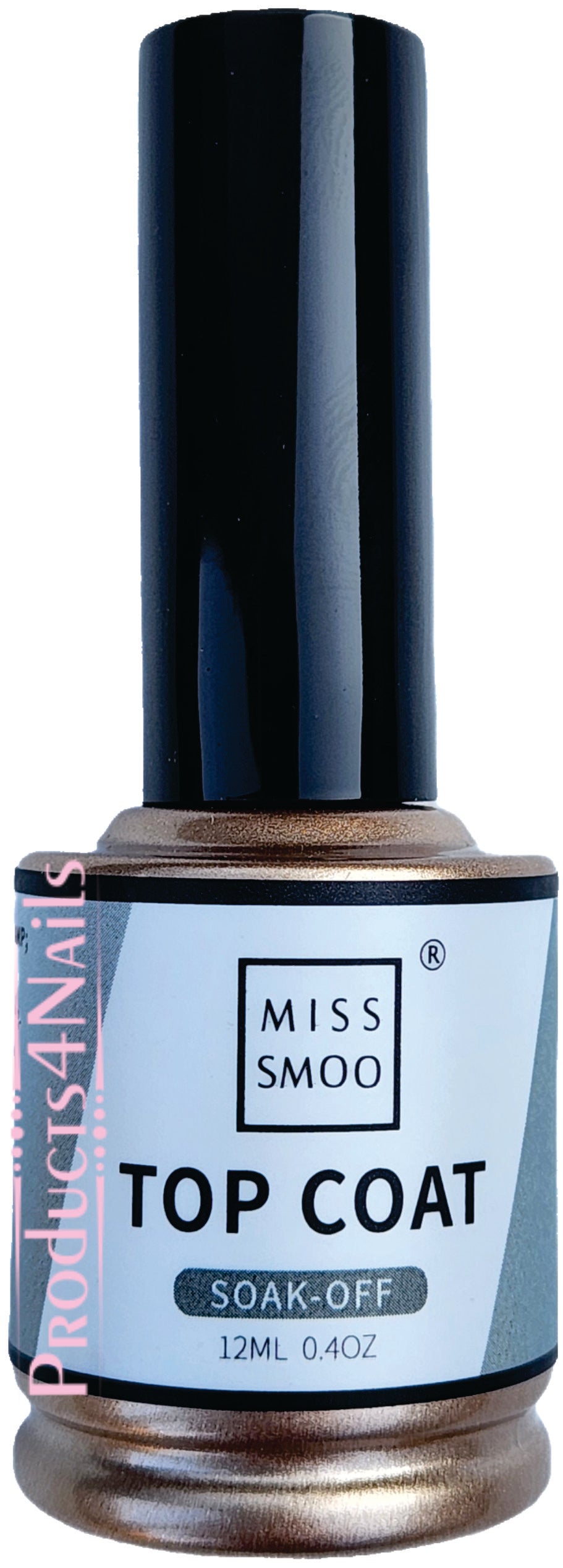 Miss Smoo TOP Coat 12ml soak off (GOLD)