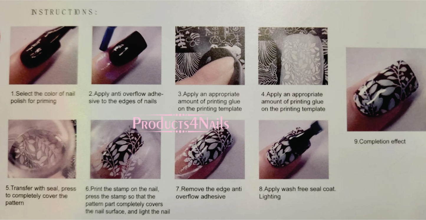 Miss Smoo Stamping Gel 8ml SET of 12