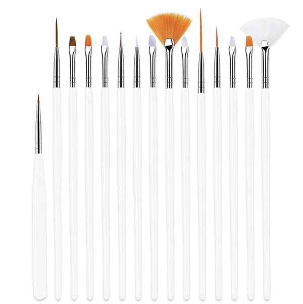 Miss Smoo Nail Gel Art Brush Set 15Pcs