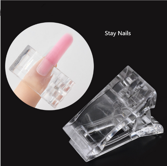 Nail Clear Clip for Poly Gel