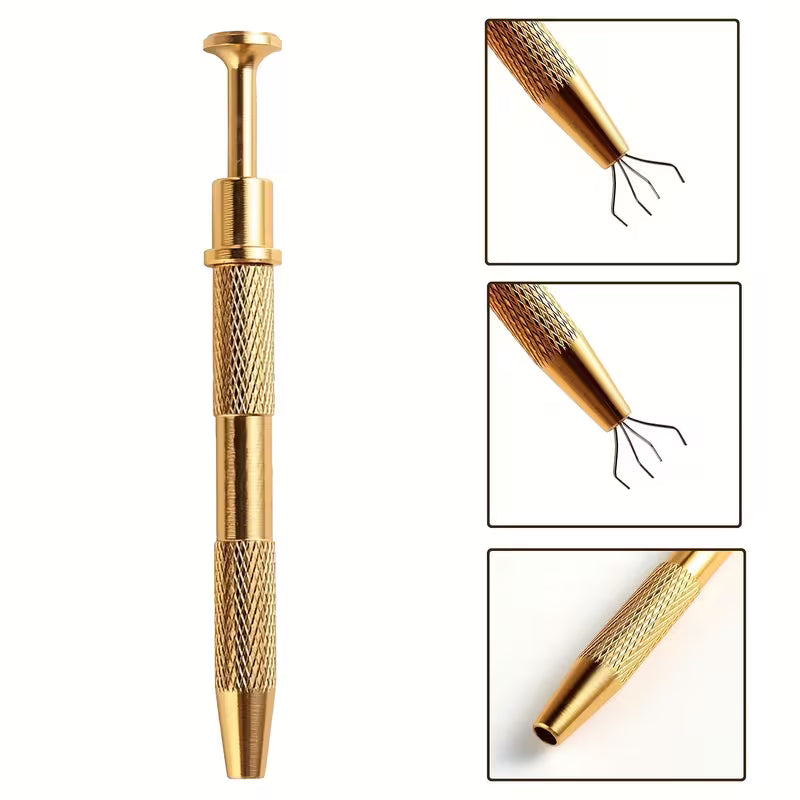 Nail Sponge Metal Grabber Mini Replaceable Nail Sponges Blocks for Ombre and No Wipe Painting Gel