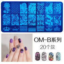 Nail Stamping Metal Plate - OMB/JQL