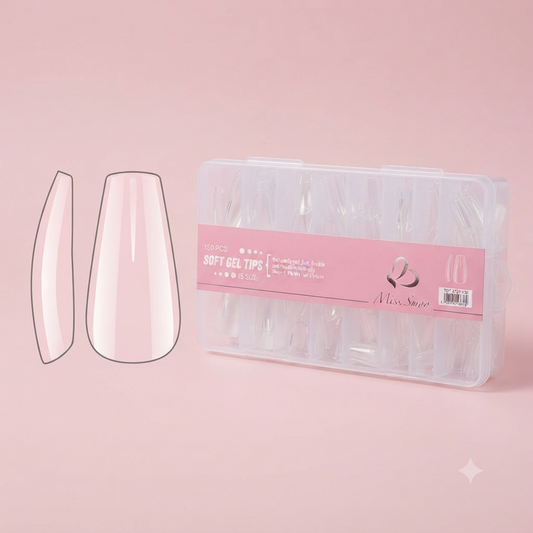 Nail Tips 150Pcs Clear - Miss Smoo