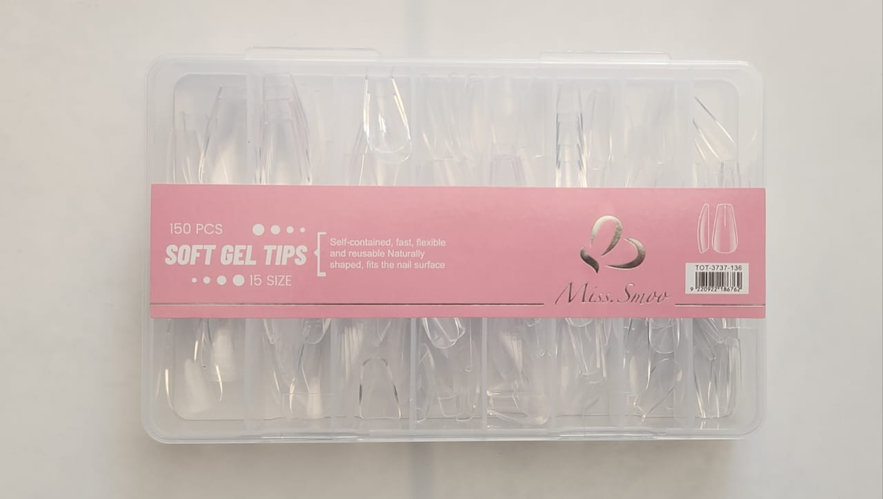 Nail Tips 150Pcs Clear - Miss Smoo