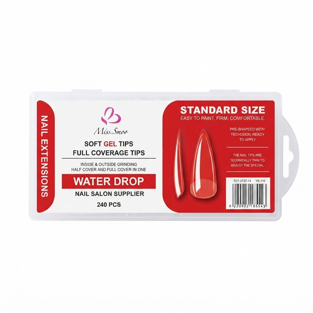 Soft Gel Tips Full Coverage Tips - WATER DROP 240pcs