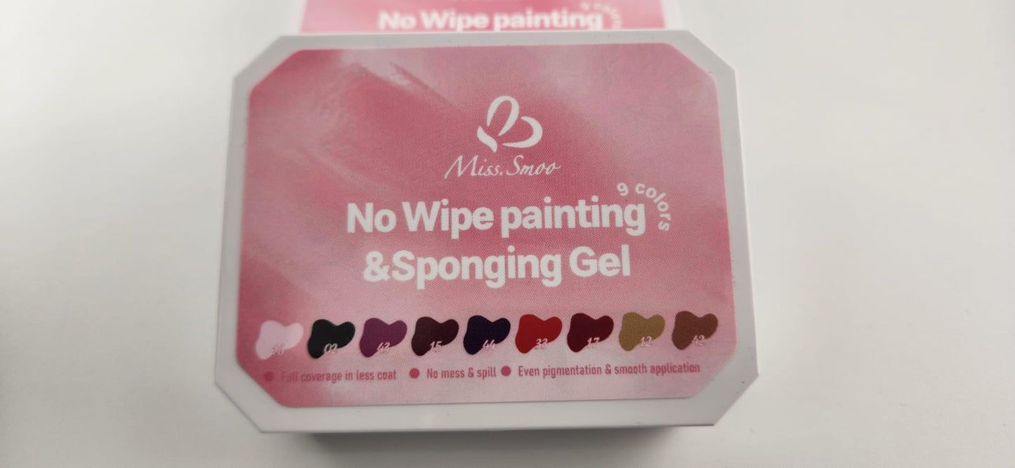 Miss Smoo No Wipe Painting & Sponging Gel NO 2 - (9x Colours)