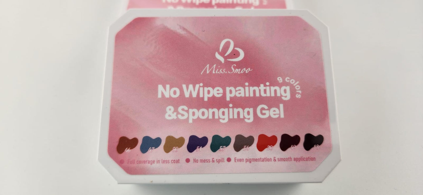 Miss Smoo No Wipe Painting & Sponging Gel NO 3 - (9x Colours)