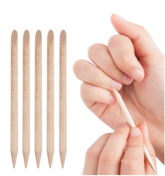 Cuticle Pushers Wooden Sticks 100pcs 7,5cm