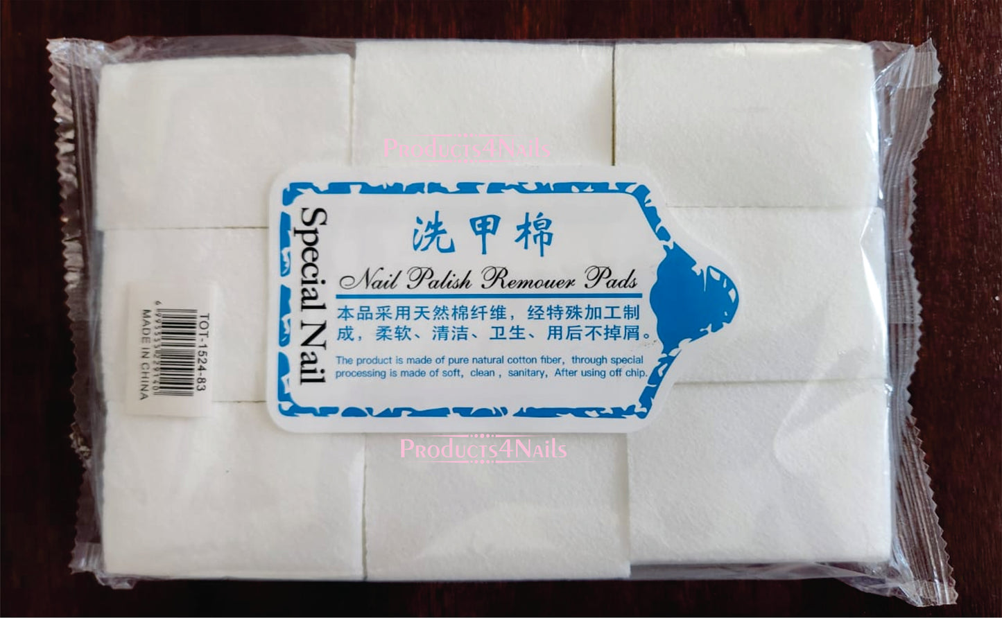Nail Polish Remover Pads 1000 Pieces (SOFT) - Disposable Lint Free Nail Wipes Pad, Clean Acrylic Nails Remover