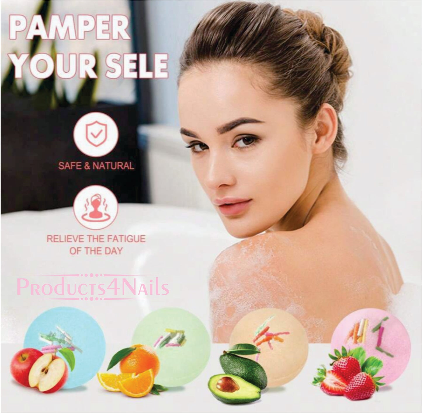 ROMANTIC DAY Bathing Bombs Colourring Bath Ball (Multicolor, 500 g)