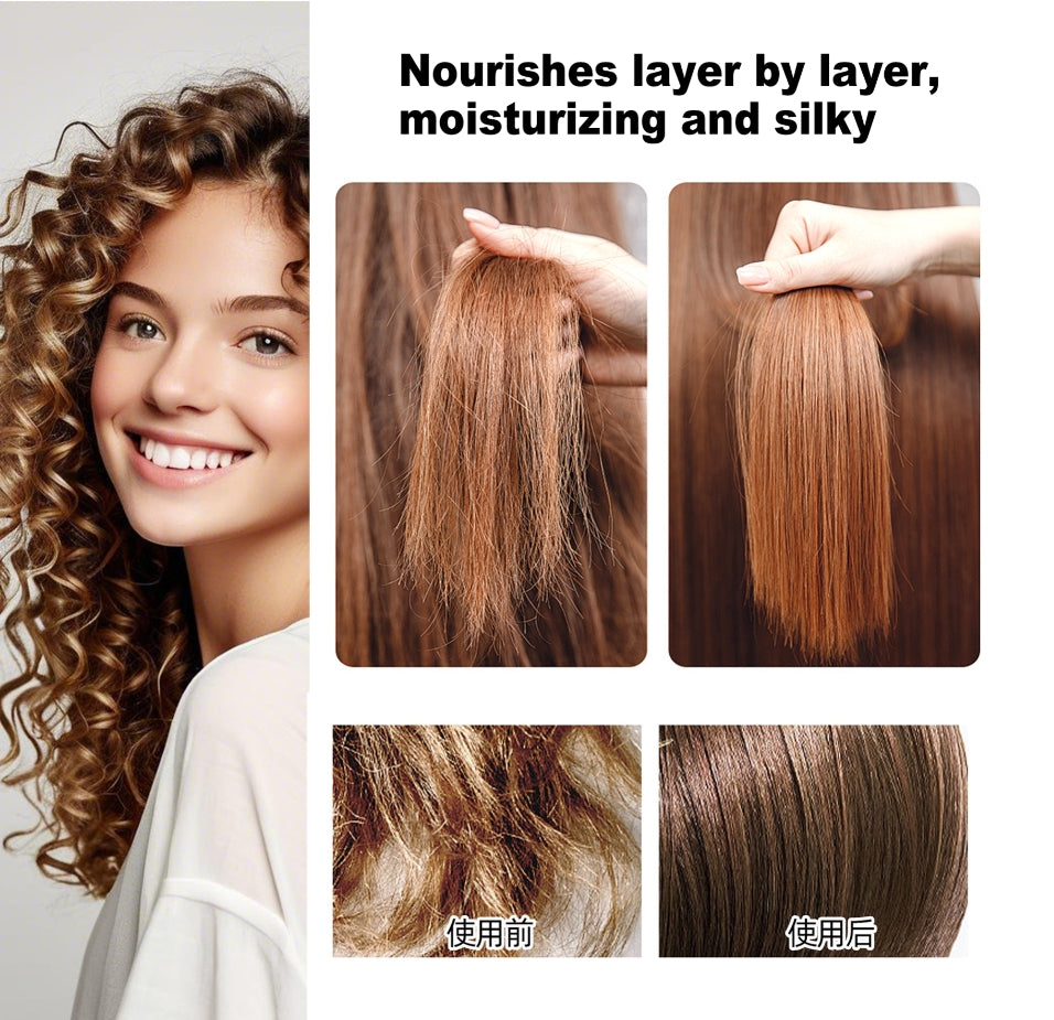 ROUSHUN Hair Cream Smoothing Repairing Collagen & Keratin Polypeptides Hair Mask 1000ml