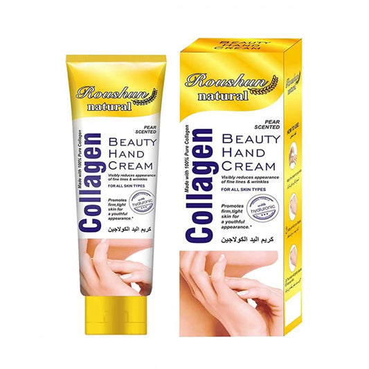 Roushun Natural Collagen Beauty Hand Cream 100ml with Hyaluronic