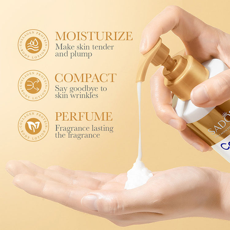 Sadoer Collagen Body Lotion 300g - Anti-Wrinkle Moisturizing Body Cream