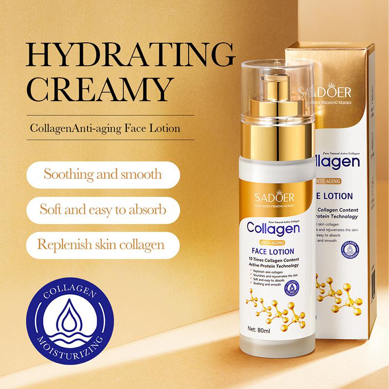SADOER Anti-Aging Face Lotion – 10x Collagen | 80ml