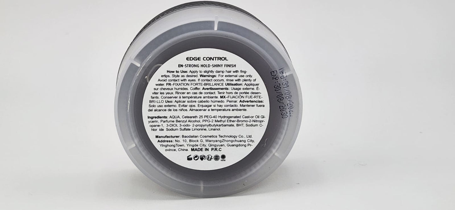 SALON Hair Wax Dark Plum 75g - Extra Hair Control Edge Control Strong Hold Finish