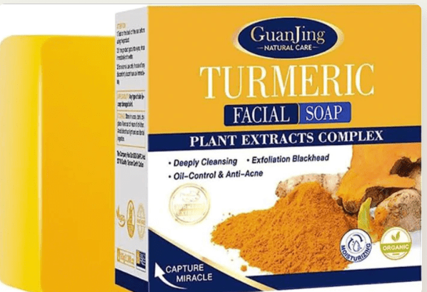 Turmeric Soap For Face & Body 100g Bar GuanJing