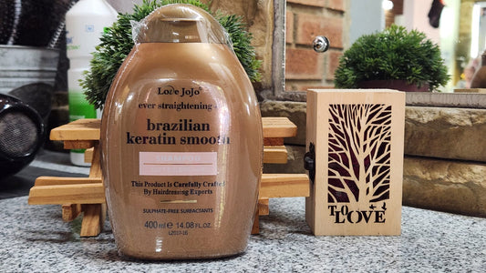 Shampoo Brazilian Keratin Smooth EVER STRAIGHTENING - SOFT & SLEEKHAIR 400ml (SULFATE FREE SURFACTANTS) - Love JoJo L20017-16