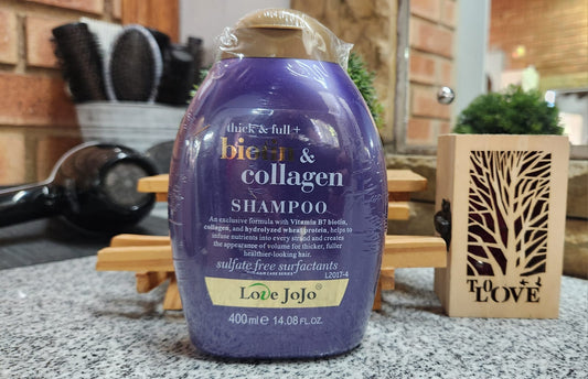 Shampoo Boitin Collagen THICK AND FULL 400ml - Love JoJo (SULFATE FREE SURFACTANTS) L20017-4