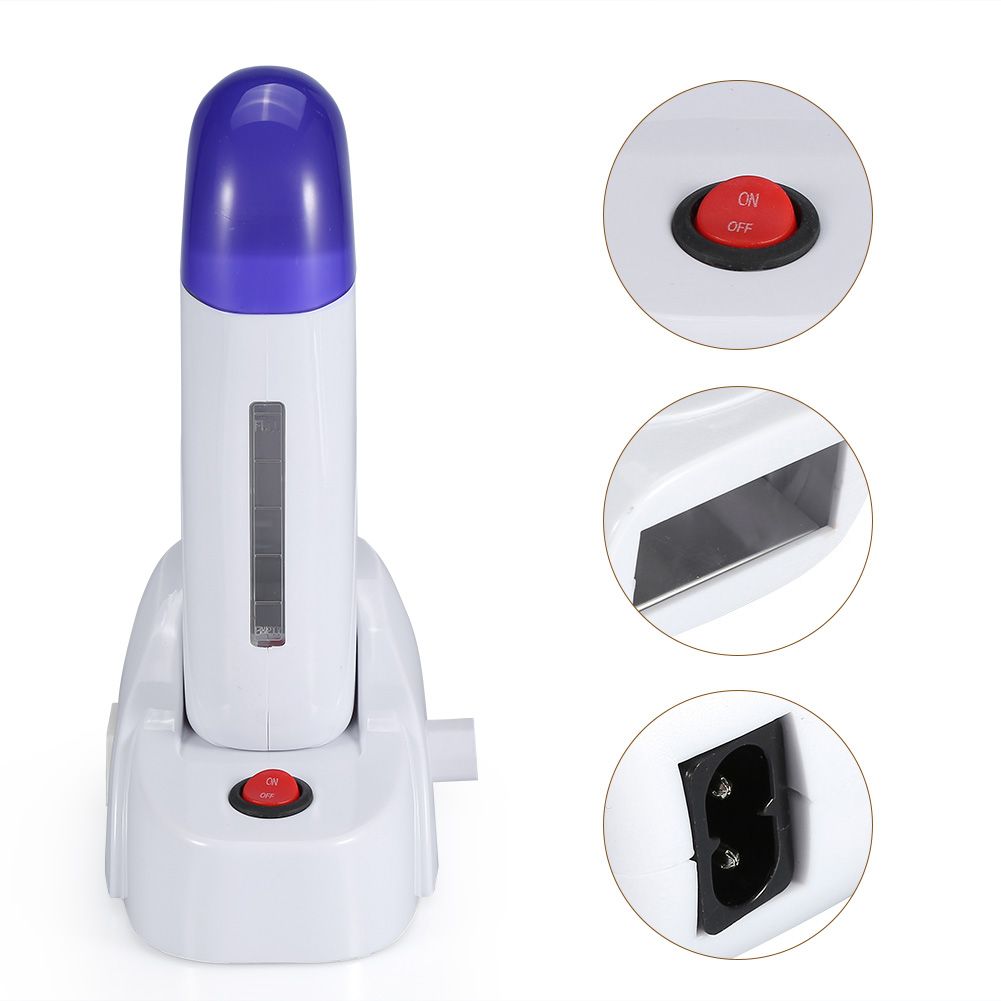 Single Base Depilatory Wax Roller Heater - 2 Point plug - 220V - 240V