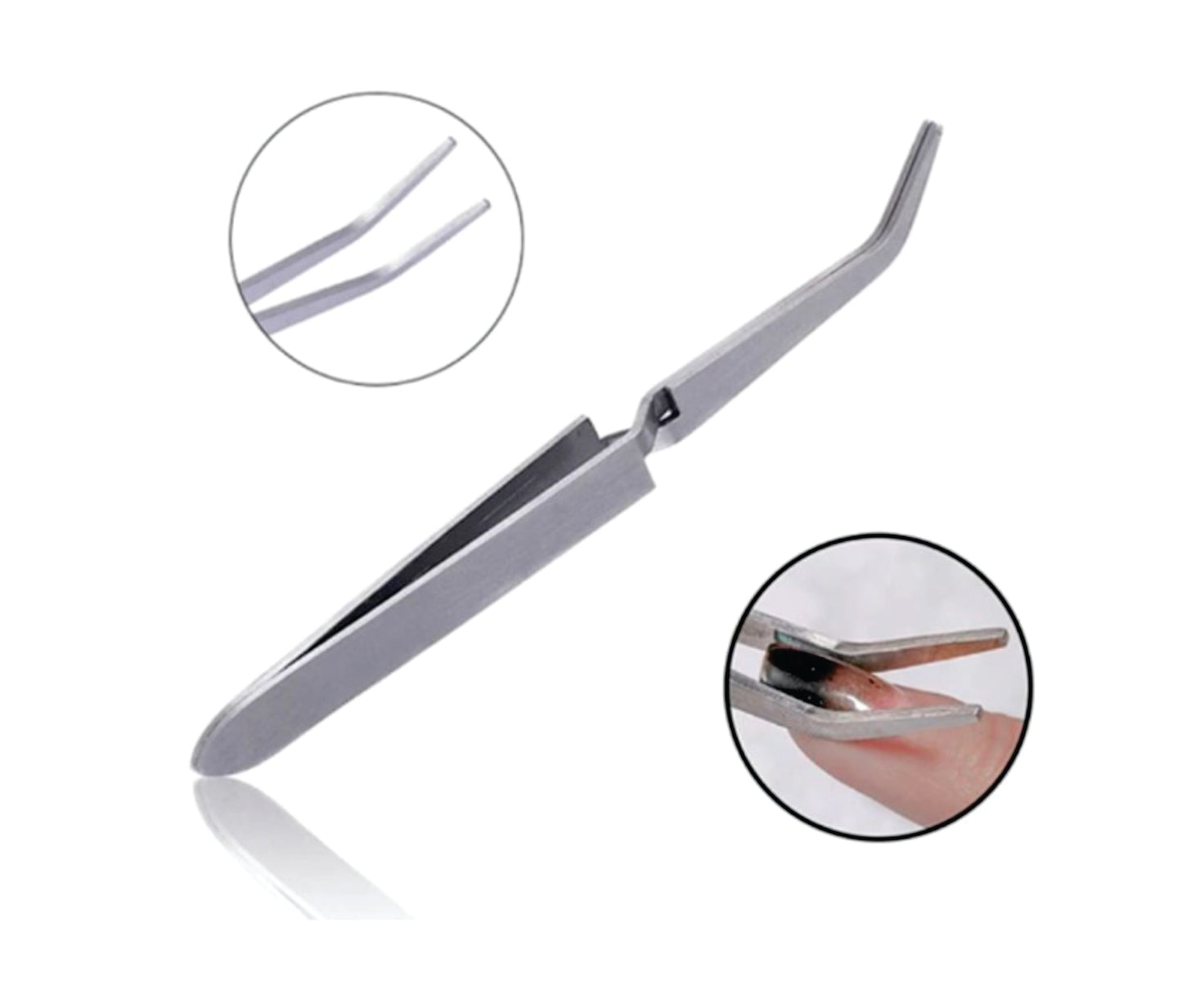 Stainless Steel Shaped Tweezers Pinching Tool - Miss Smoo