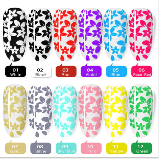 Miss Smoo Stamping Gel 8ml SET of 12