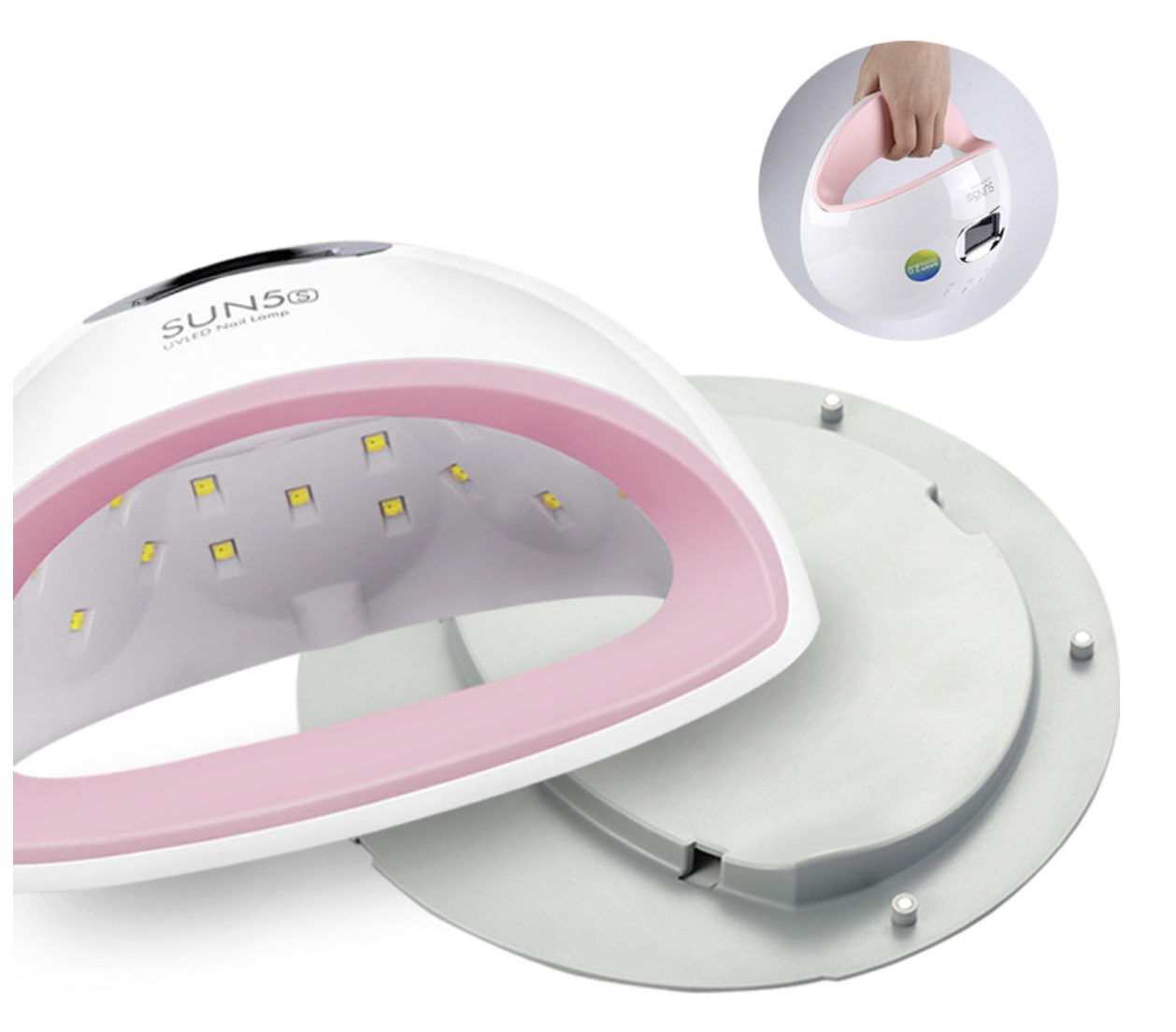 Sun 5S Professional Gel Polish UV/LED Nail Dryer Lamp 72W (30 LED Beads)