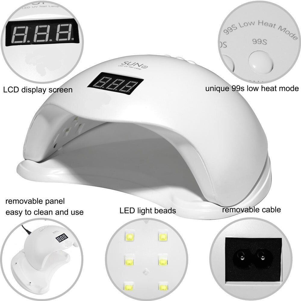 Sun 5 UV LED Nail Lamp 48W