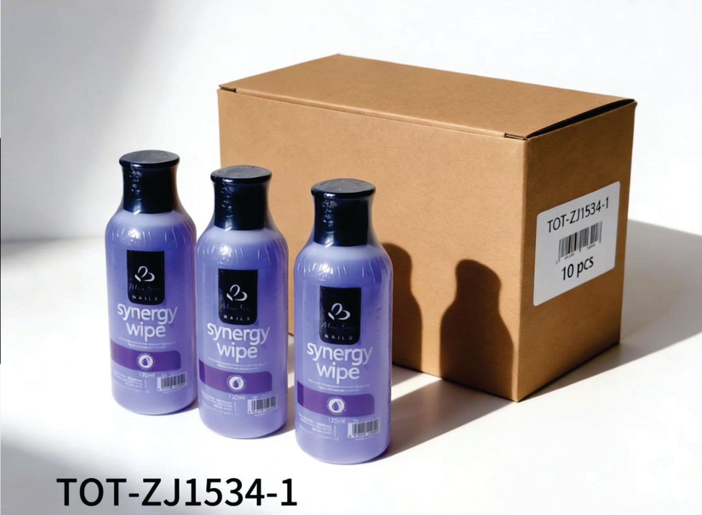 Miss Smoo Synergy Wipe 120ml - Nail Cleaner Decreases, Remove Dust & Finishes Gel Care